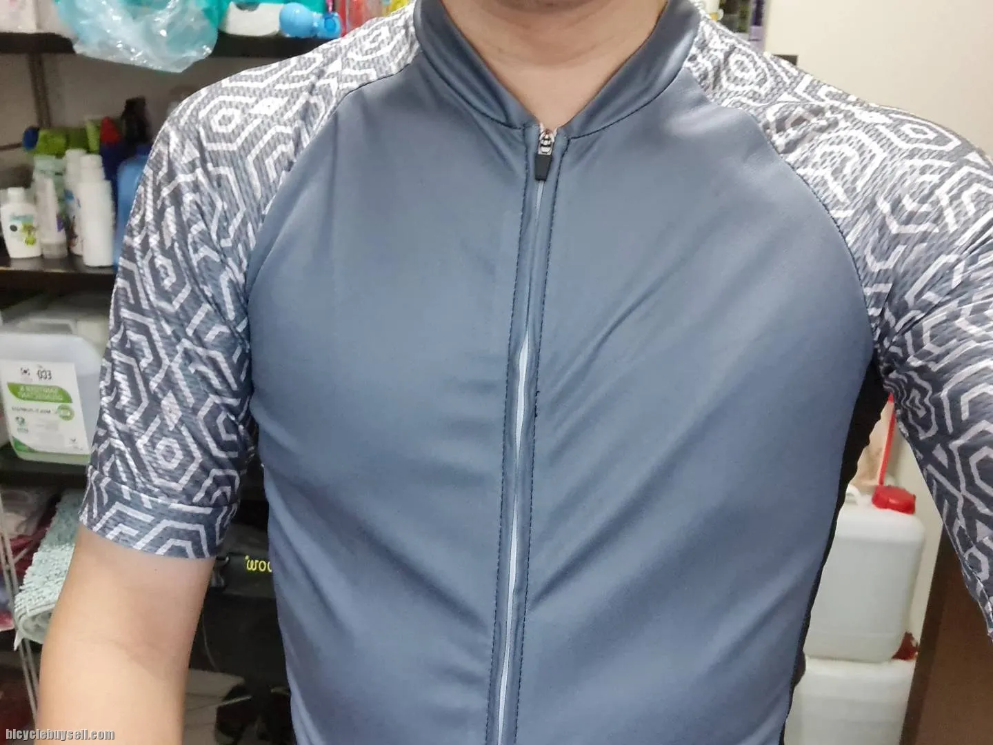 Unique grey design jersey