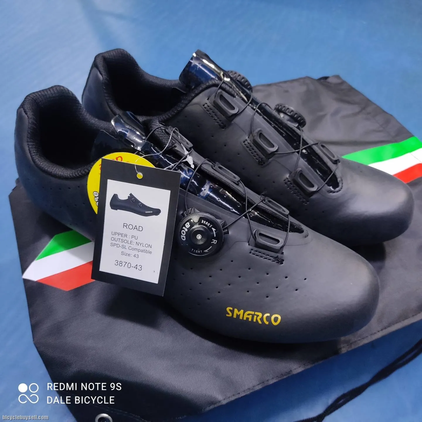 SMARCO NEW MODEL ROAD CYCLING SHOES FREE BAG