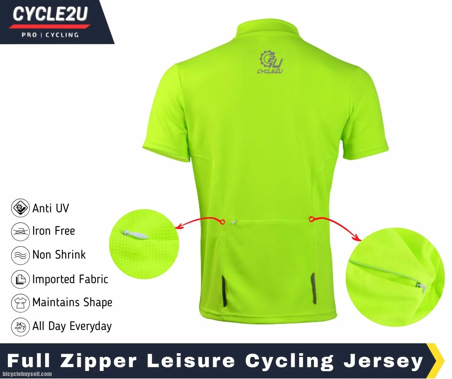 ðŸ”¥Ready StockðŸ”¥ CYCLE2U Cycling Jersey
