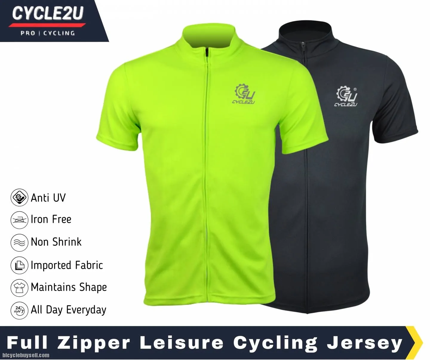 ðŸ”¥Ready StockðŸ”¥ CYCLE2U Cycling Jersey