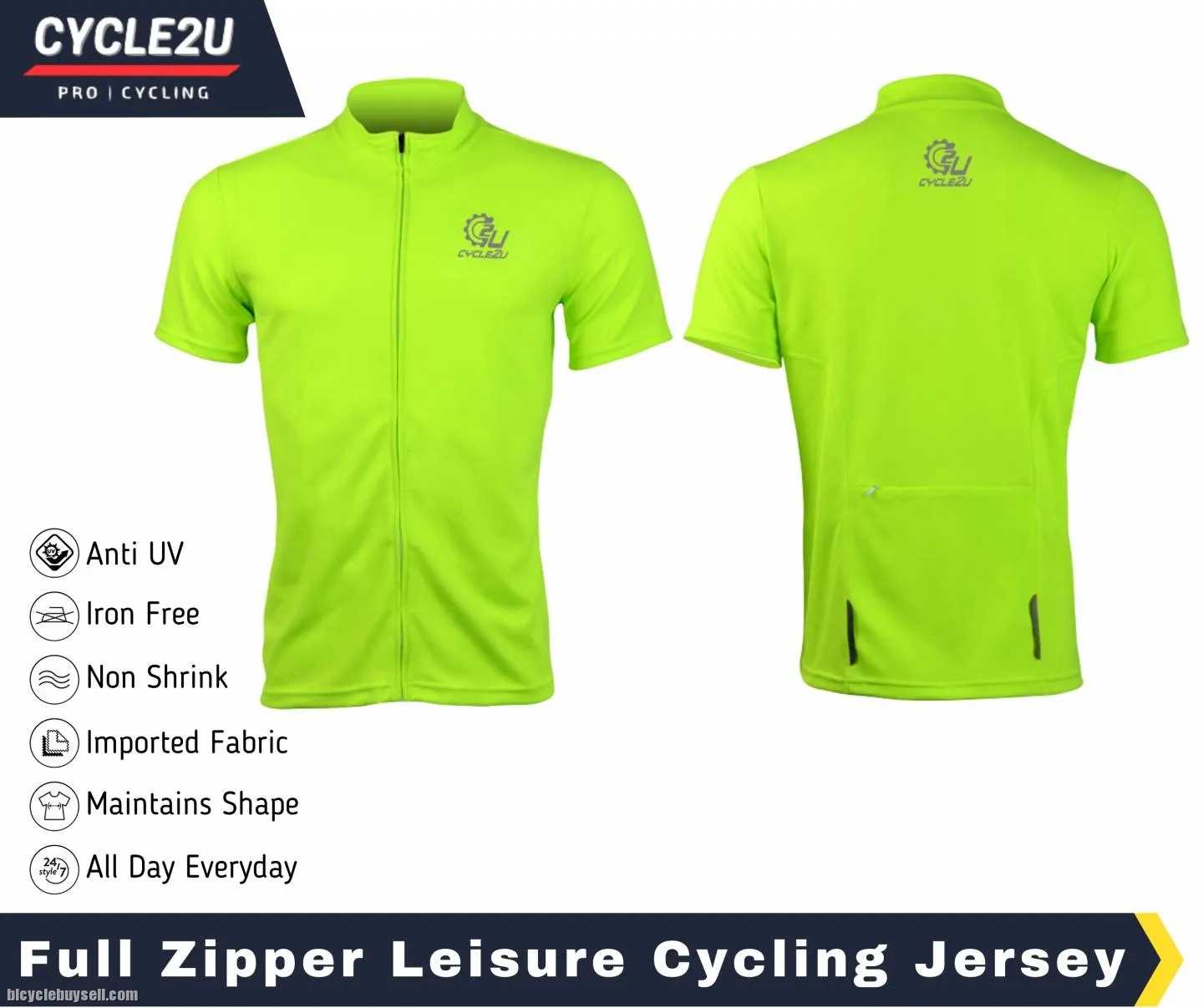 ðŸ”¥Ready StockðŸ”¥ CYCLE2U Cycling Jersey