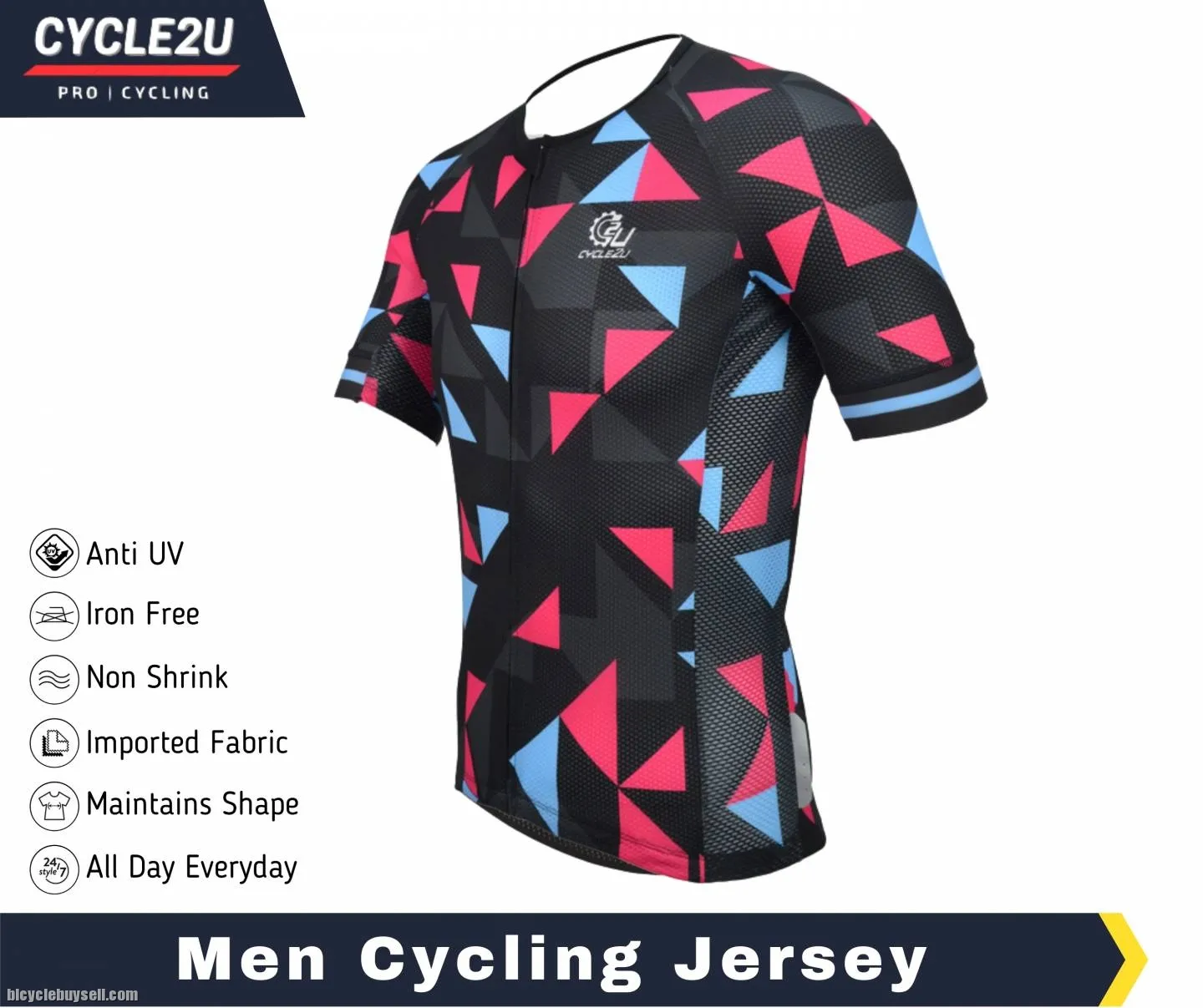 ðŸ”¥Ready StockðŸ”¥ CYCLE2U Men Cycling Jersey