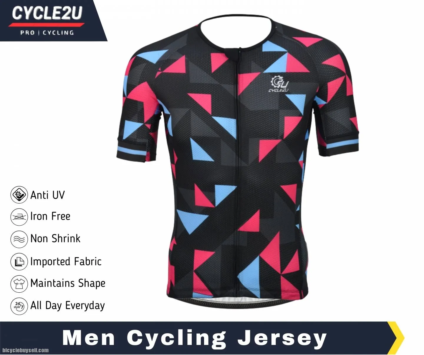 ðŸ”¥Ready StockðŸ”¥ CYCLE2U Men Cycling Jersey