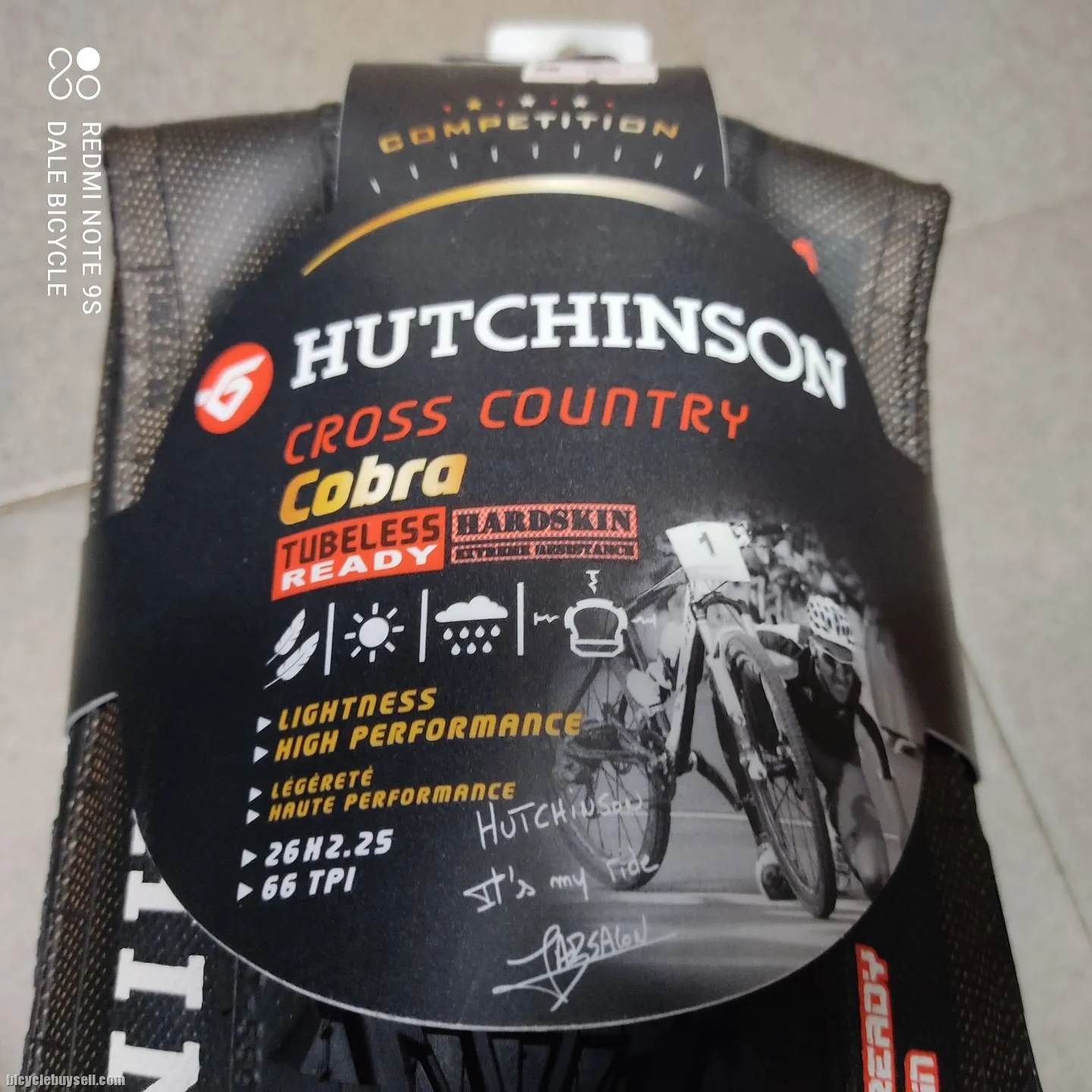 Hutchinson Cobra q- Hardskin - Tubeless Ready 29 and 26 2.25 50% discount