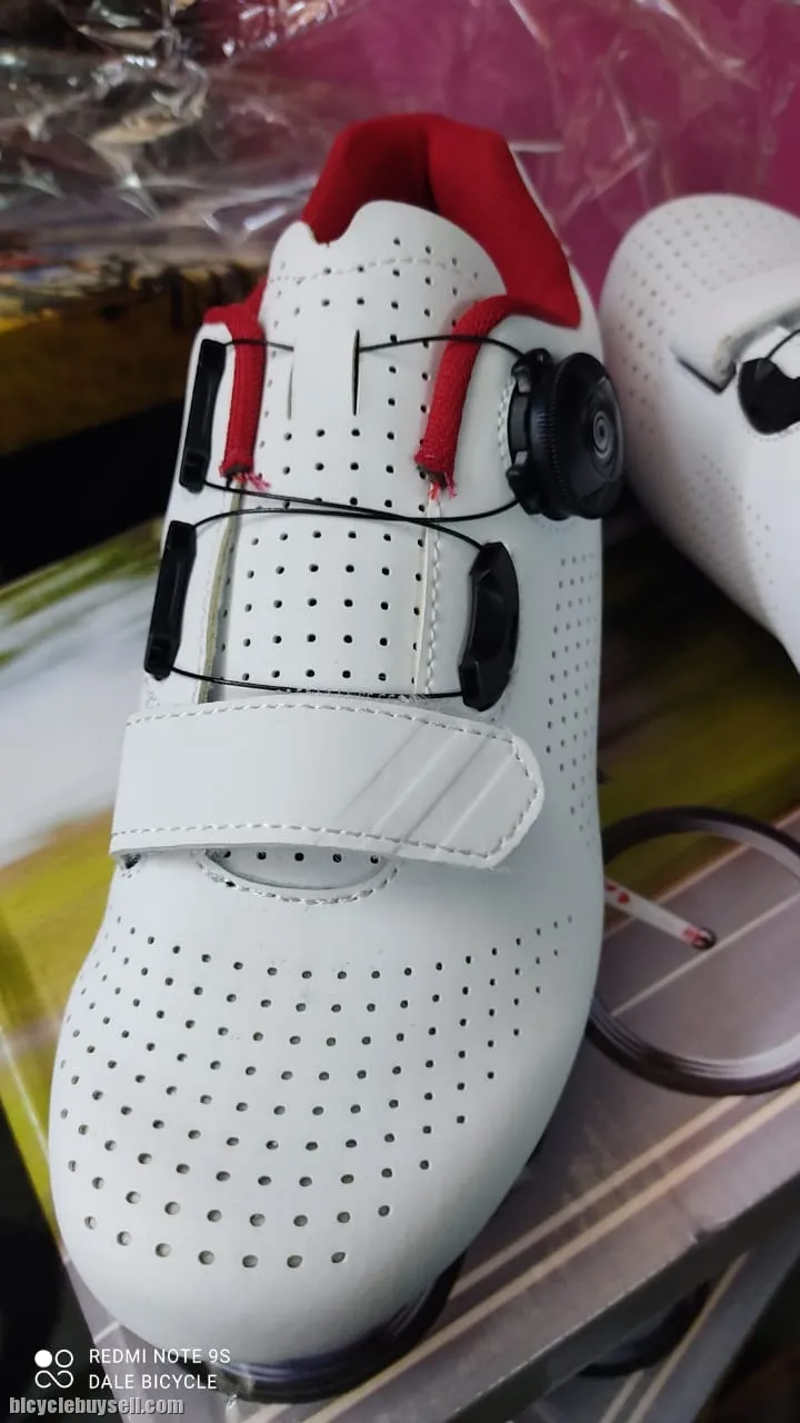 SPEED RB CYCLING SHOES SMALL SIZES WHITE BLACK RED