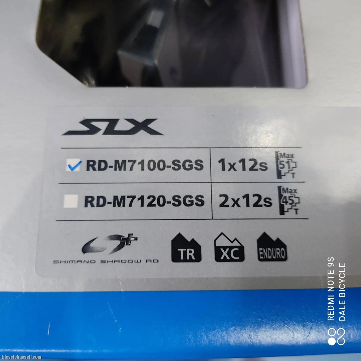 SHIMANO SLX M7100 12 SPEED REAR DERAILLEUR Max 51t