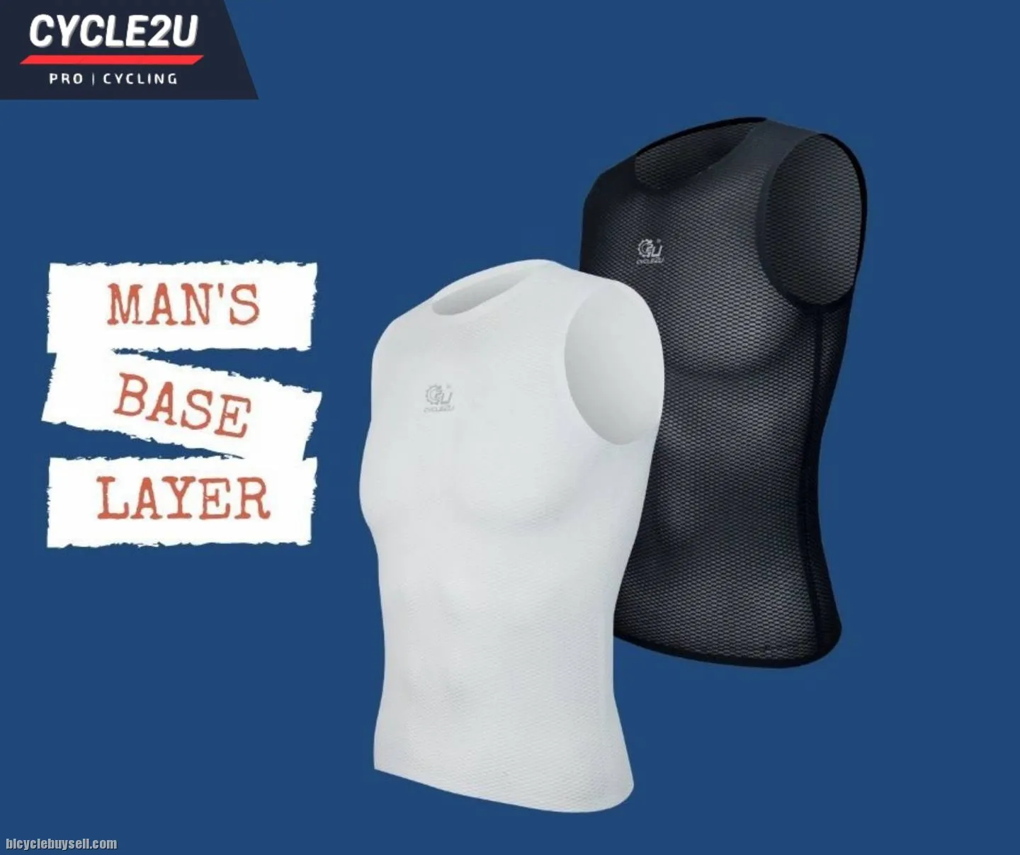 ORIGINAL CYCLE2U CYCLING JERSEY COOL BASE LAYER