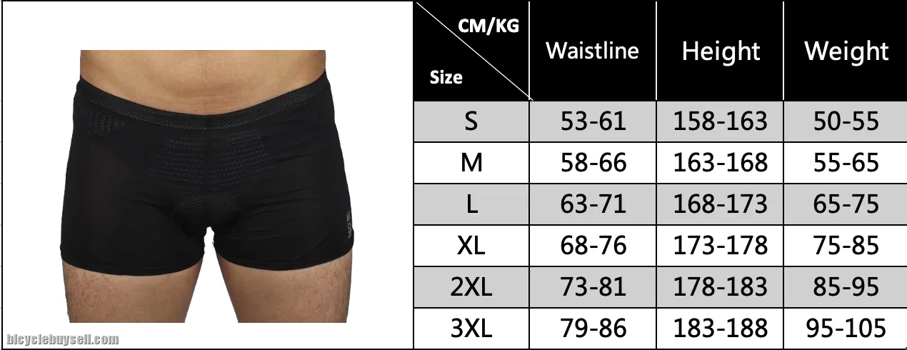 ðŸ”¥Ready StockðŸ”¥BOI CoolMax GEL Pad Cycling Underwear Men Cycling Pants Bicycle Short Pant Pad