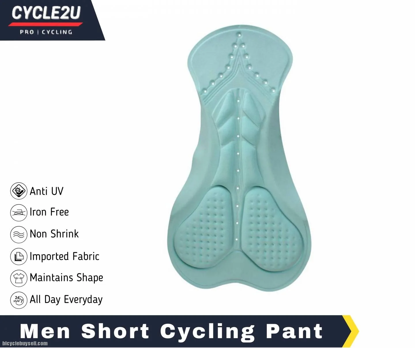 ðŸ”¥Ready StockðŸ”¥CYCLE2U GEL Men Cycling Short BIB Pants Sponge Men Cycling Pant Cycling Short Pocket