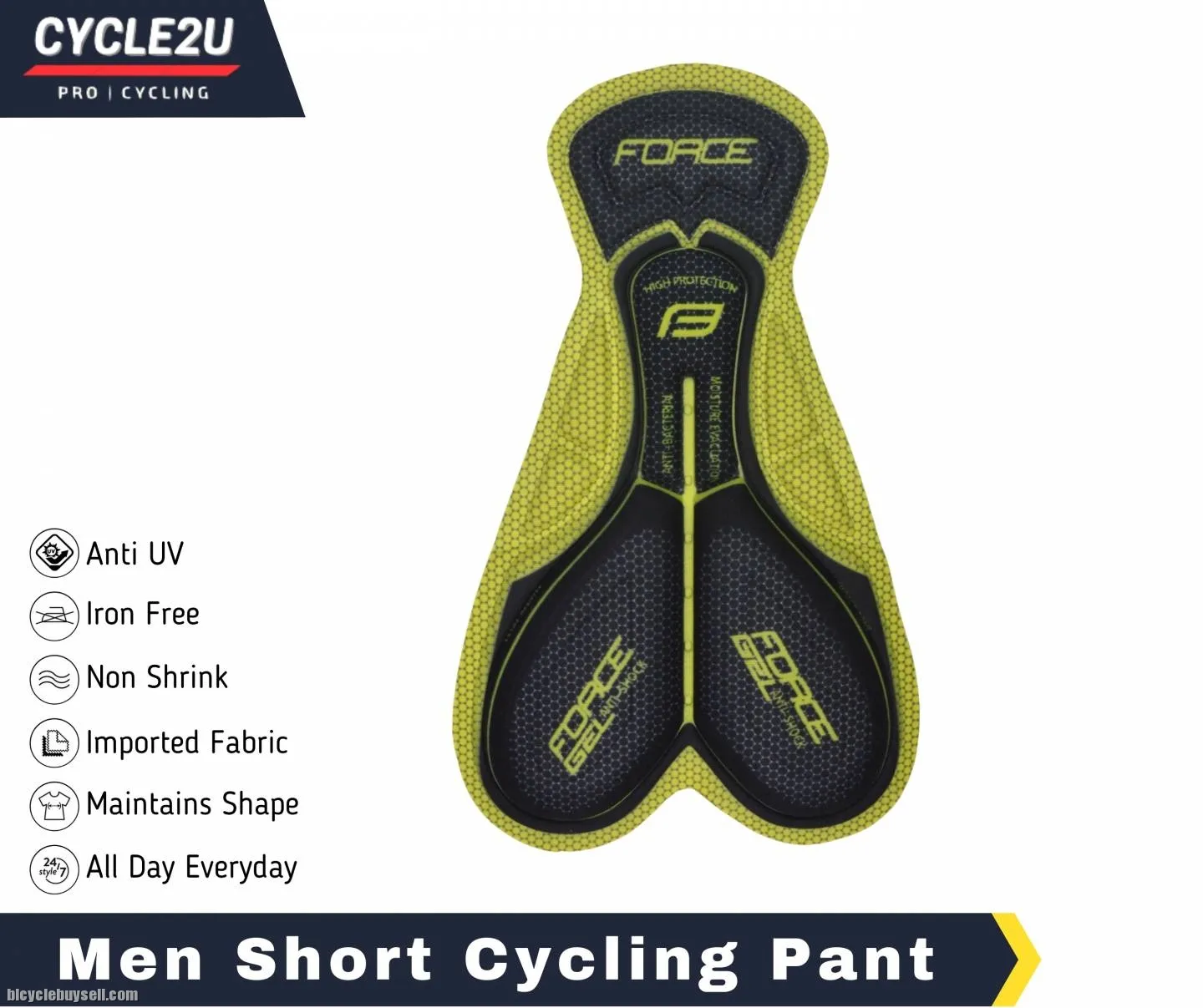 ðŸ”¥Ready StockðŸ”¥CYCLE2U Aerodynamic GEL Men BIB Cycling Short Pants Men BIB Cycling Pant Cycling Shor