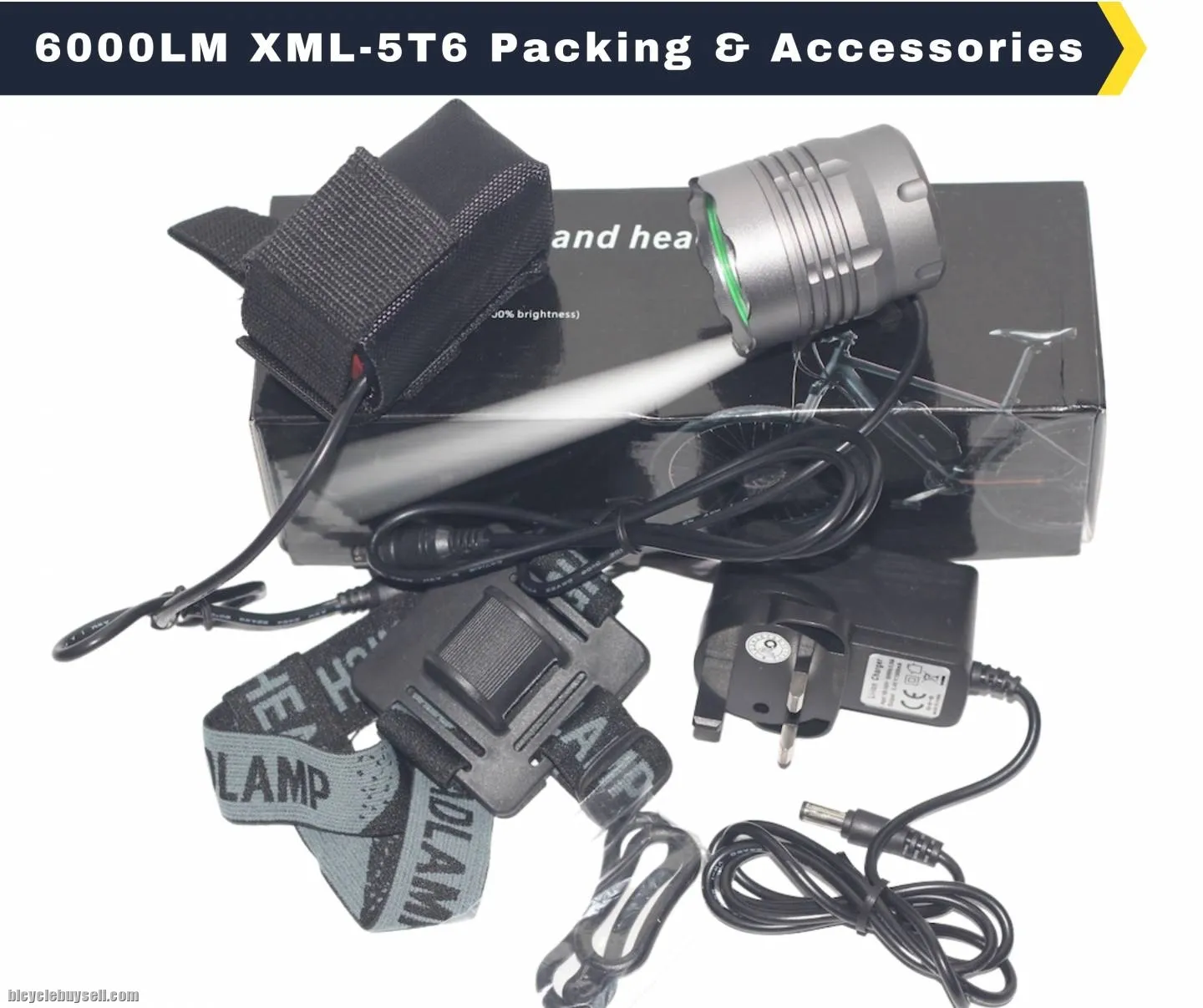 ðŸ”¥Ready StockðŸ”¥ LED Light 8000LM CREE XML-T6 Light Bike Cycling Light Bicycle Front Light Bicycle St