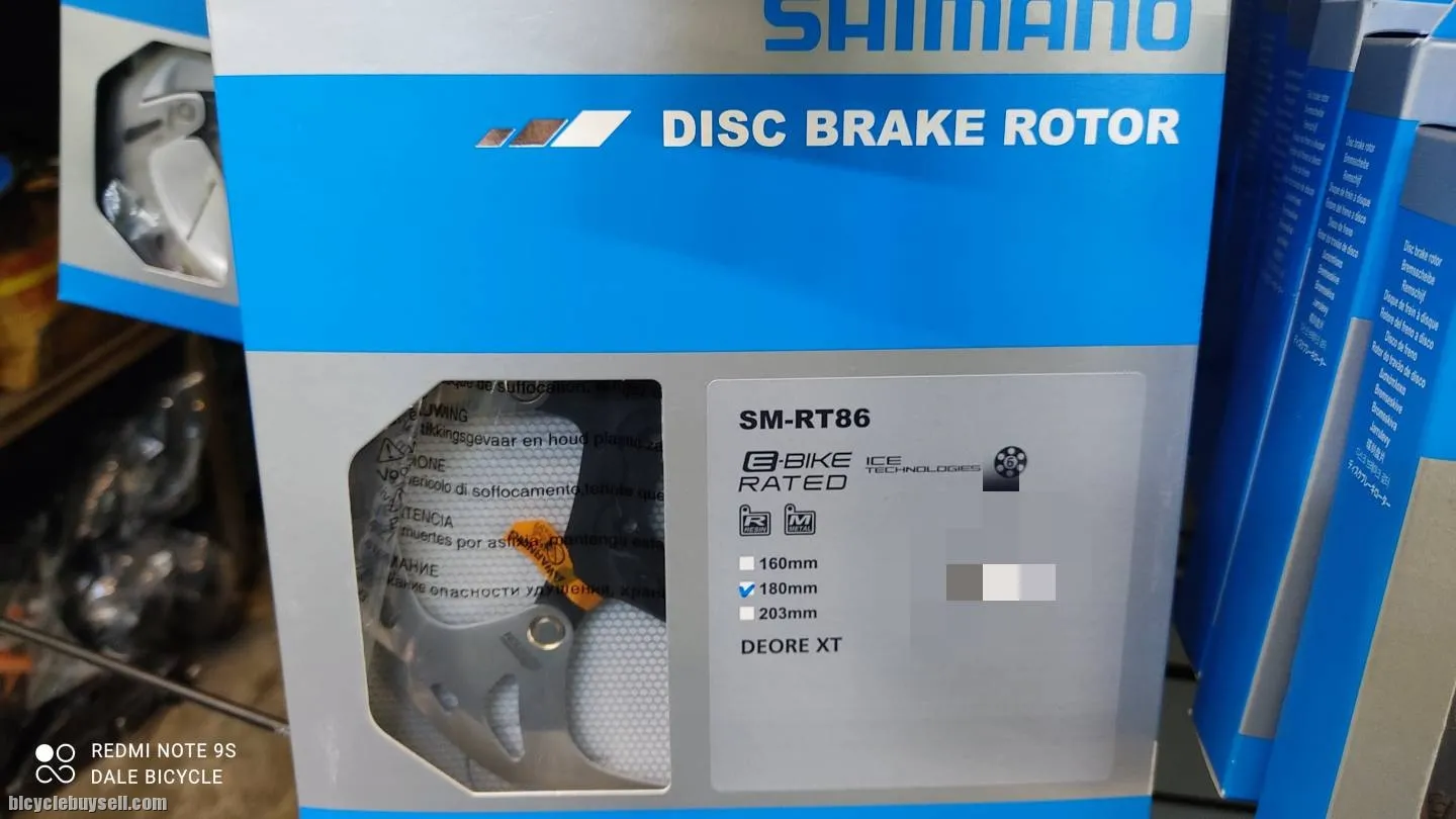 SHIMANO XT SM-RT86 6 BOLT ICE-TECH ROTOR 1