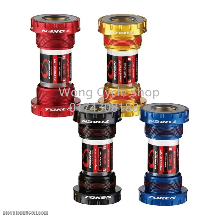TOKEN BOTTOM BRACKET Ninja X Ceramic /Tiramic X Premium Suitable for Roadbike/ Mountain/Folding Bike