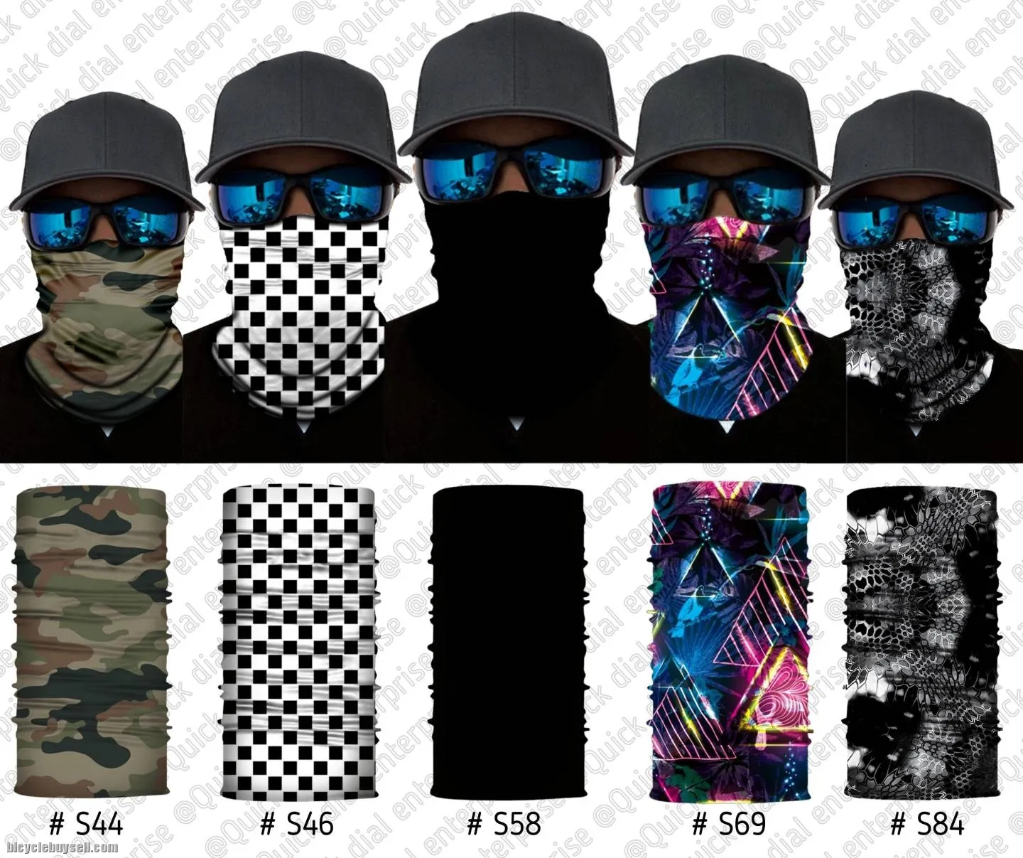 ðŸ”¥Ready StockðŸ”¥Unisex Anti Dust UV Buff Bandana Turban Head Scarf Face Mask Topeng Motorcycle Bicycl