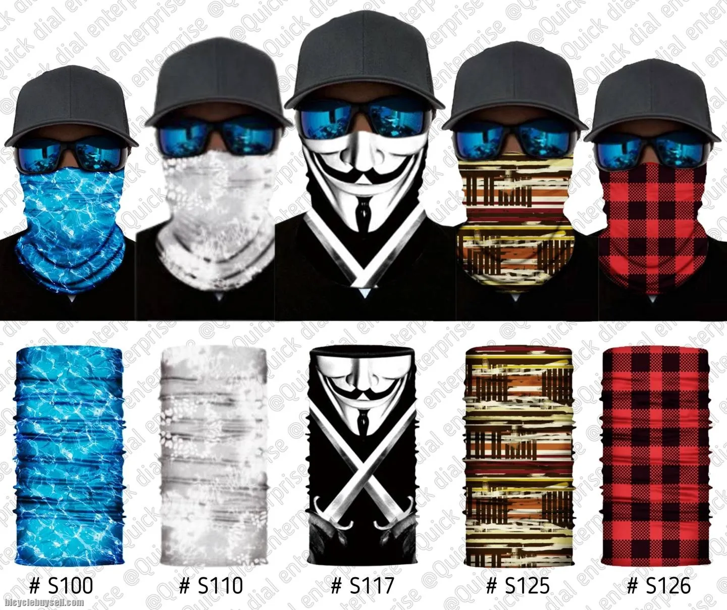 ðŸ”¥Ready StockðŸ”¥Unisex Anti Dust UV Buff Bandana Turban Head Scarf Face Mask Topeng Motorcycle Bicycl