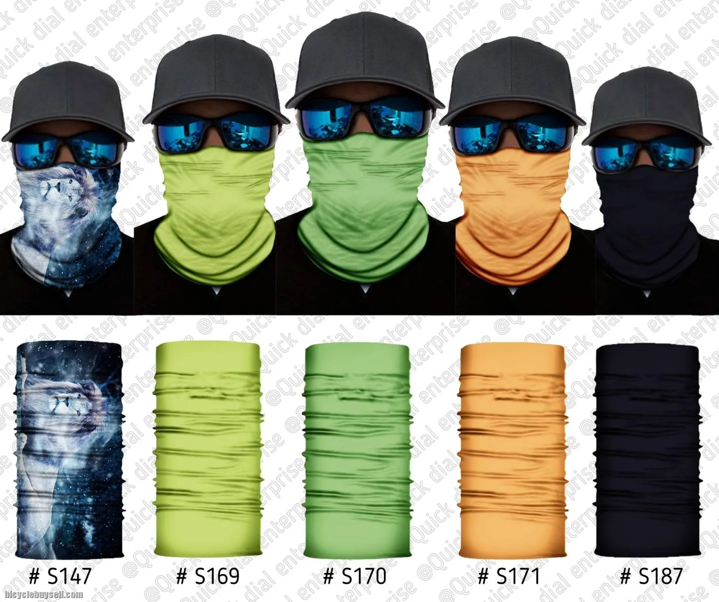 ðŸ”¥Ready StockðŸ”¥Unisex Anti Dust UV Buff Bandana Turban Head Scarf Face Mask Topeng Motorcycle Bicycl