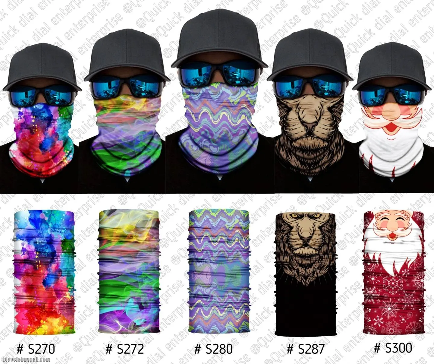 ðŸ”¥Ready StockðŸ”¥Unisex Anti Dust UV Buff Bandana Turban Head Scarf Face Mask Topeng Motorcycle Bicycl
