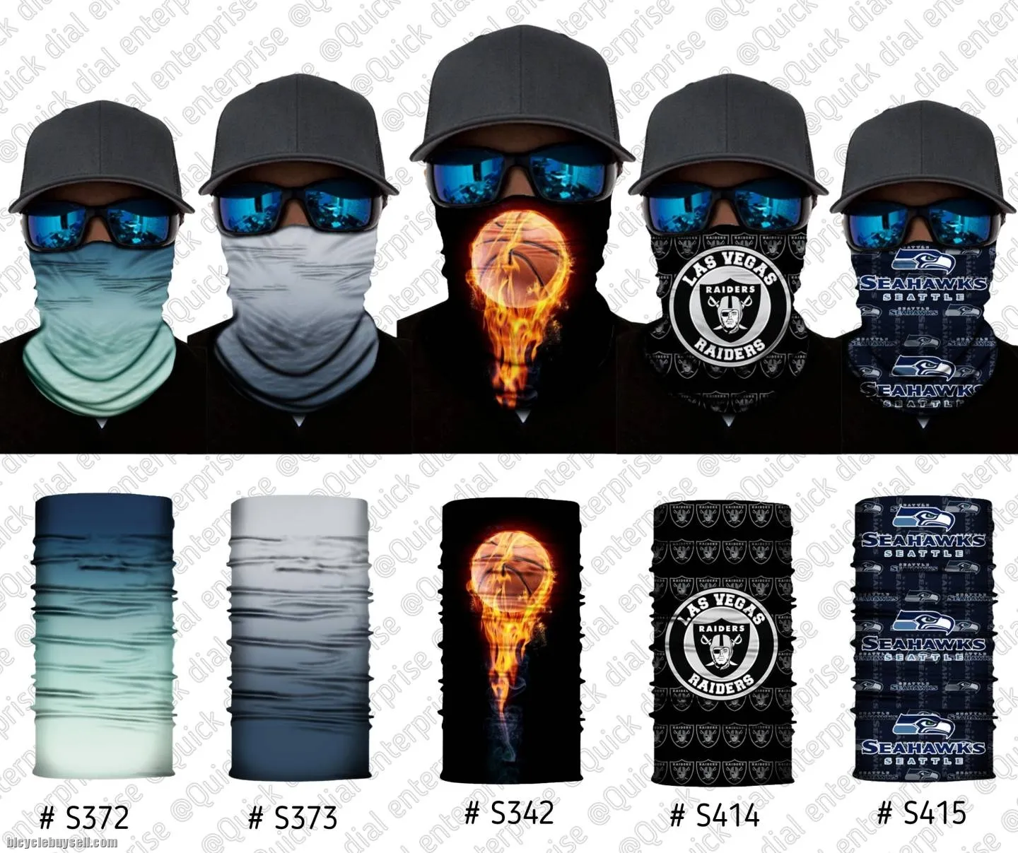 ðŸ”¥Ready StockðŸ”¥Unisex Anti Dust UV Buff Bandana Turban Head Scarf Face Mask Topeng Motorcycle Bicycl