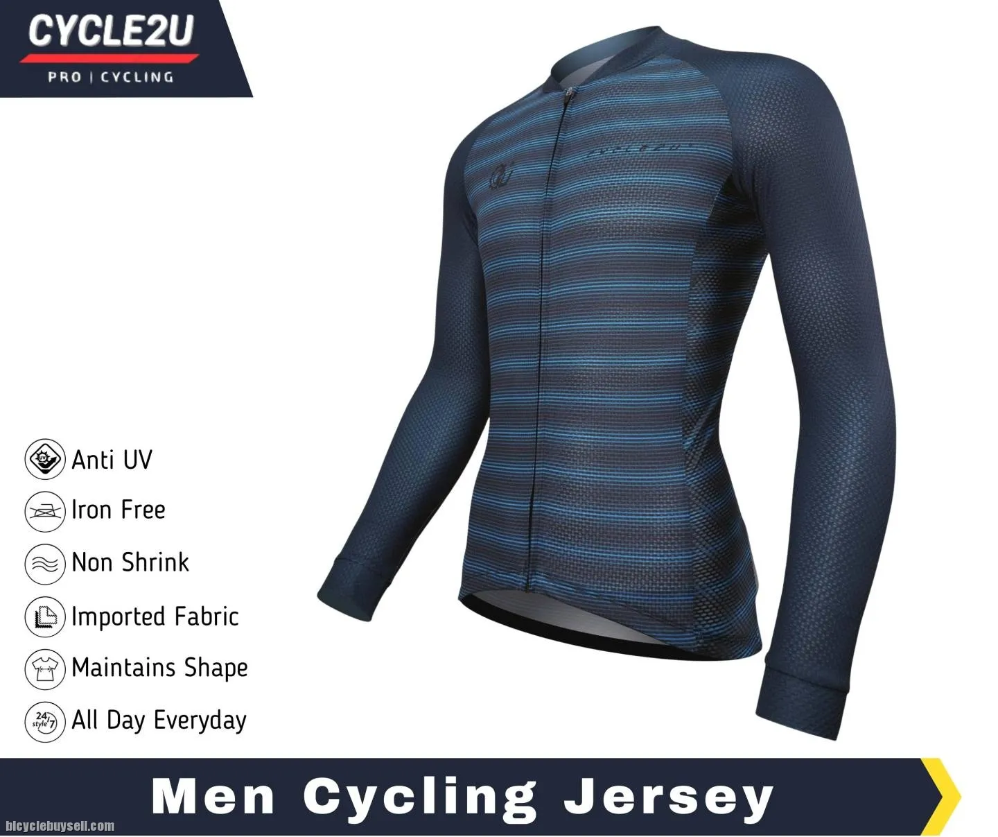CYCLE2U Professional Men \ Women Long Sleeve Cycling Jersey