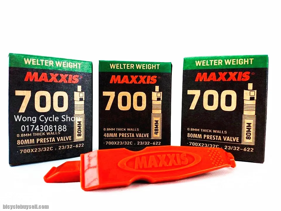 Maxxis Bicycle Inner Tube 700x23/32 FV48/60/80mm 100%Original Made In Taiwan