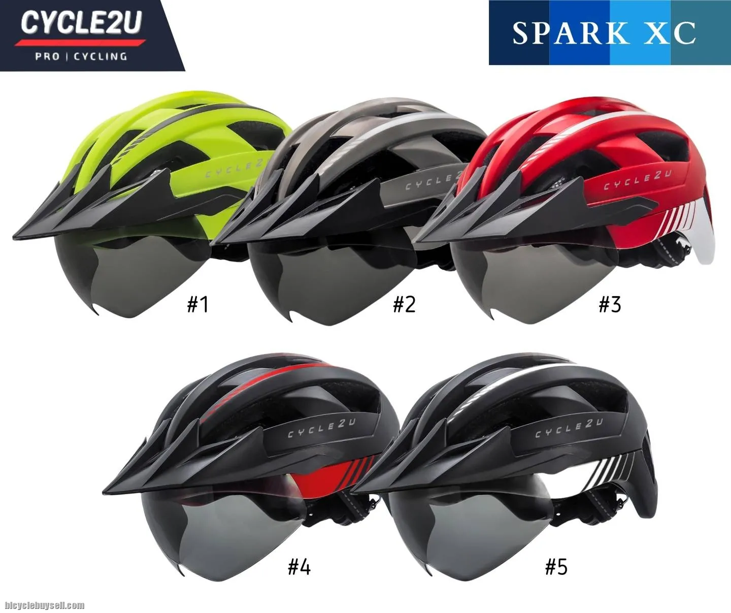 CYCLE2U SPARK XC Cycling Helmet