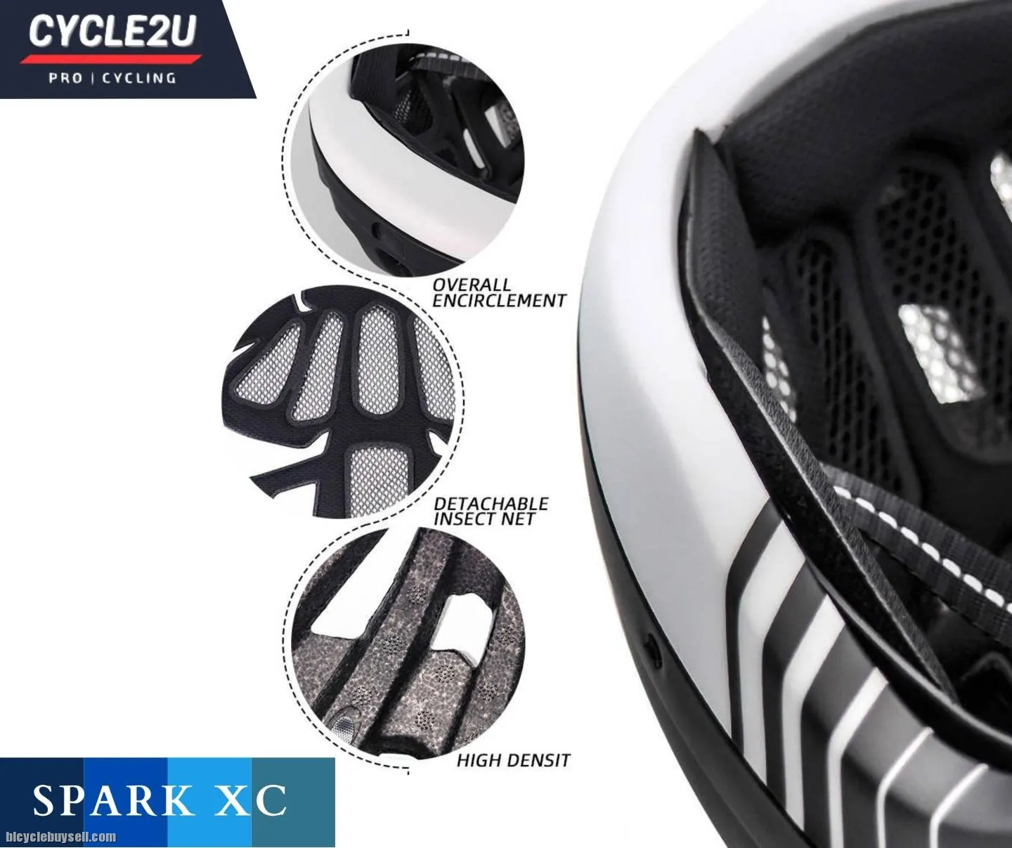CYCLE2U SPARK XC Cycling Helmet