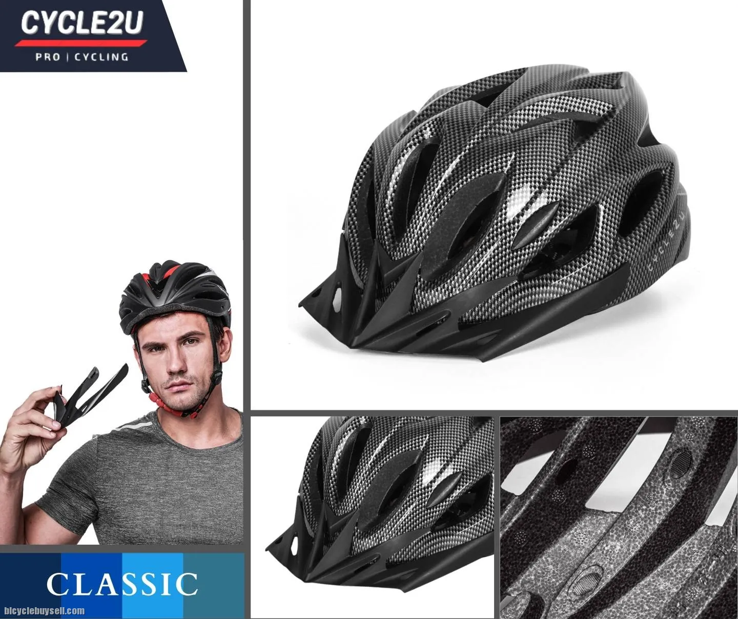 CYCLE2U CLASSIC Cycling Helmet