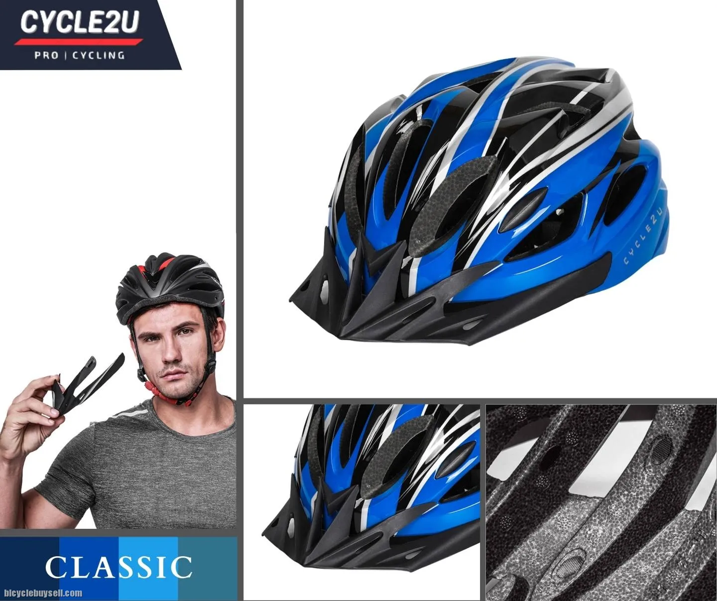 CYCLE2U CLASSIC Cycling Helmet