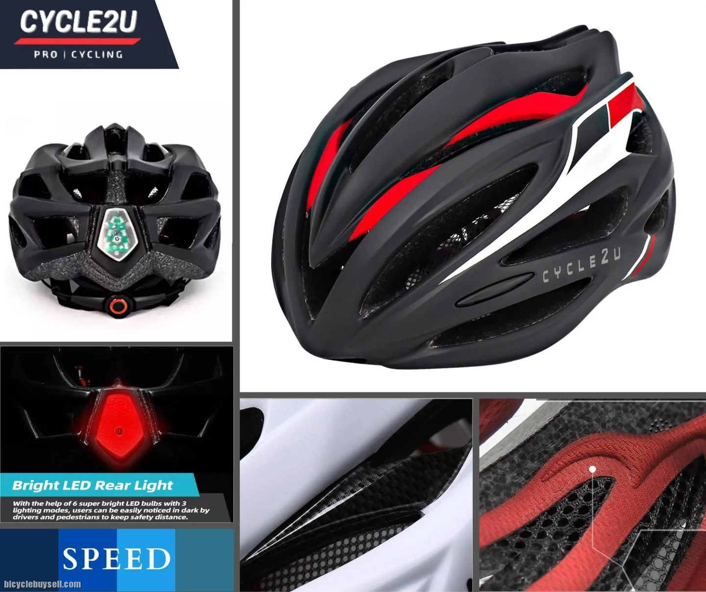 CYCLE2U SPEED Cycling Helmet