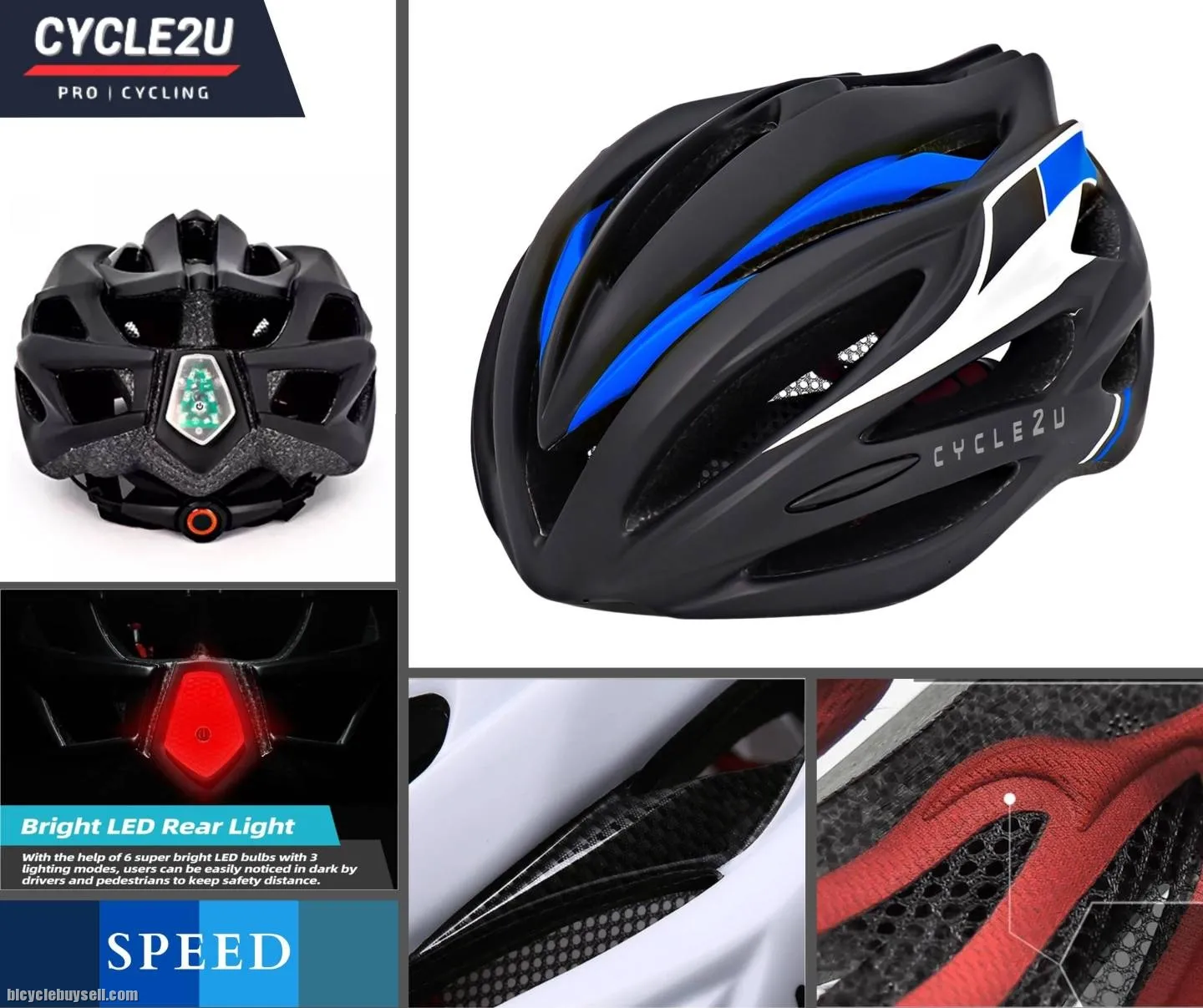 CYCLE2U SPEED Cycling Helmet