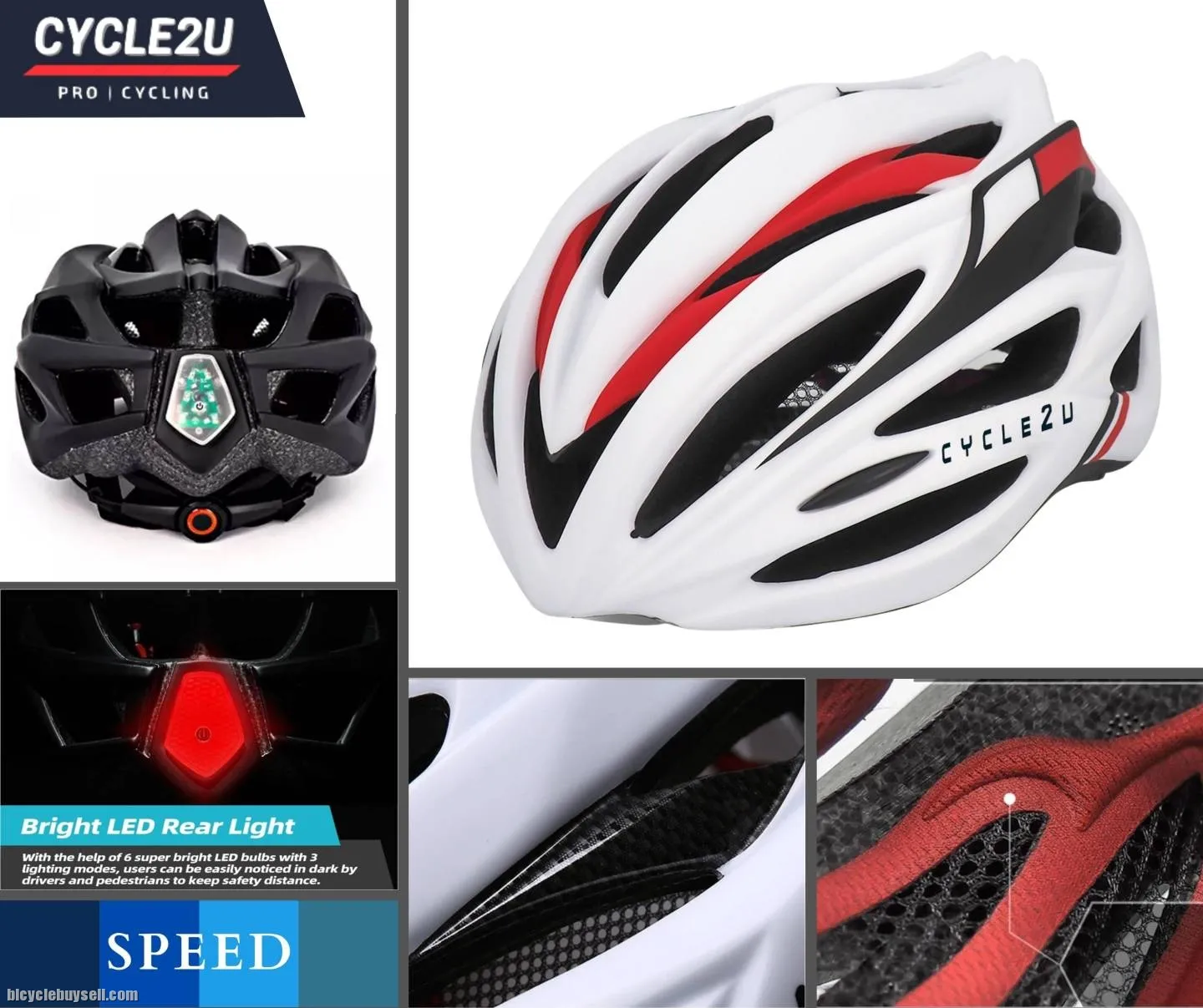 CYCLE2U SPEED Cycling Helmet