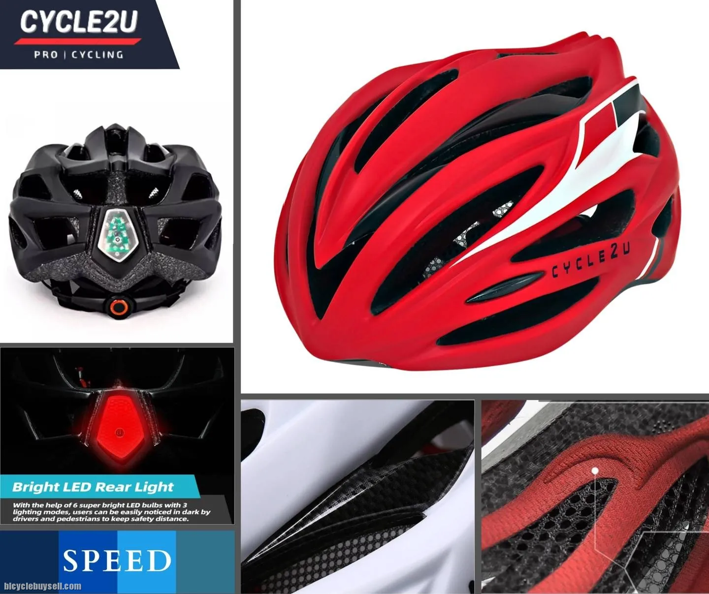 CYCLE2U SPEED Cycling Helmet