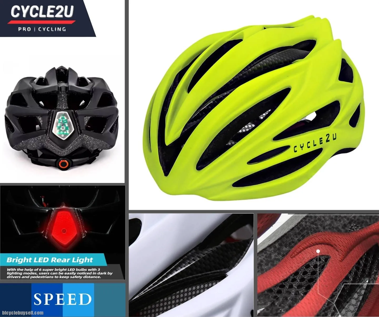 CYCLE2U SPEED Cycling Helmet