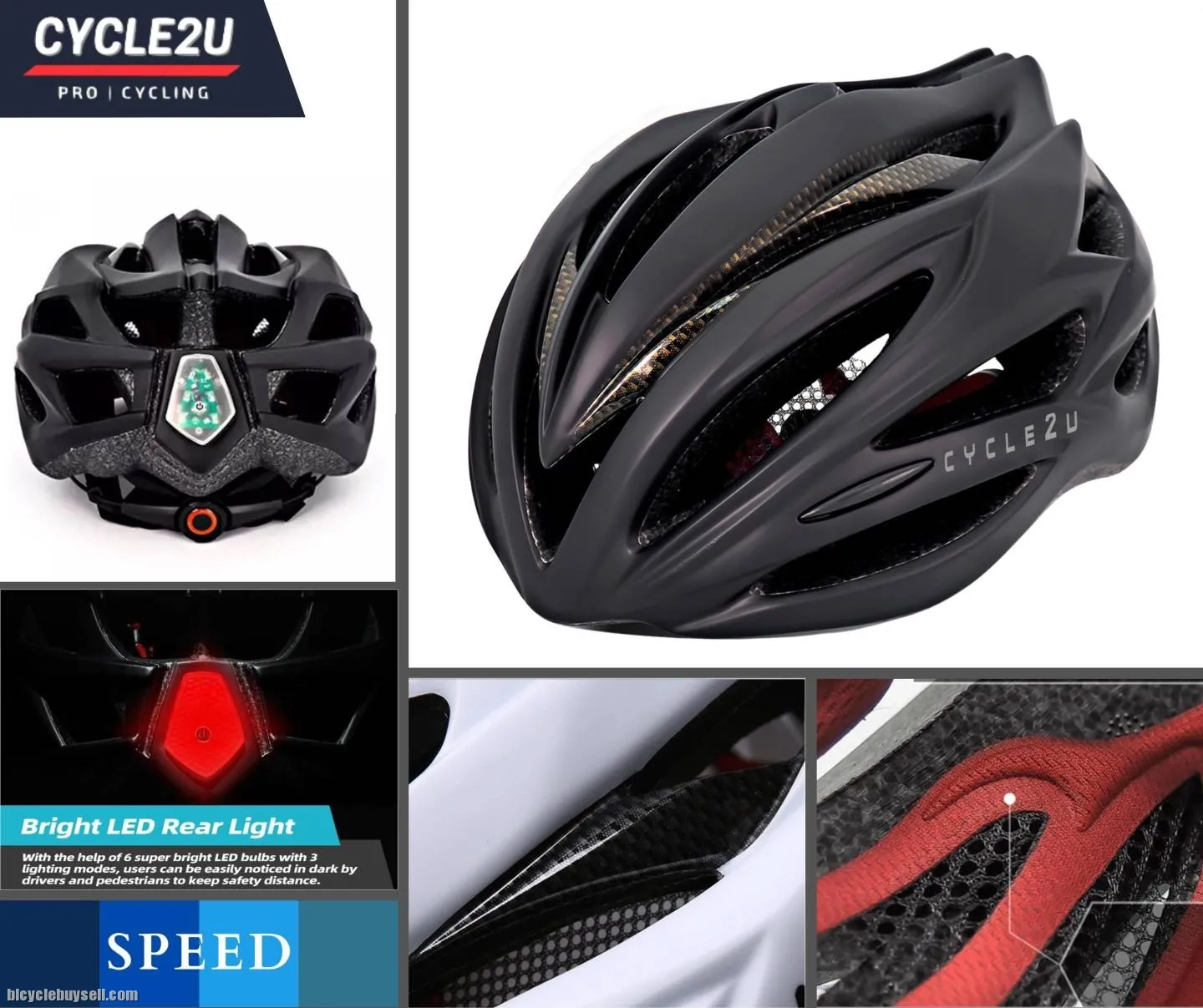 CYCLE2U SPEED Cycling Helmet