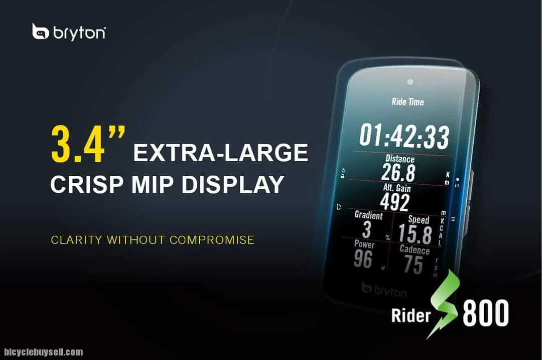 Bryton Rider S800 Cycling Computerã€ŒReady Stockã€