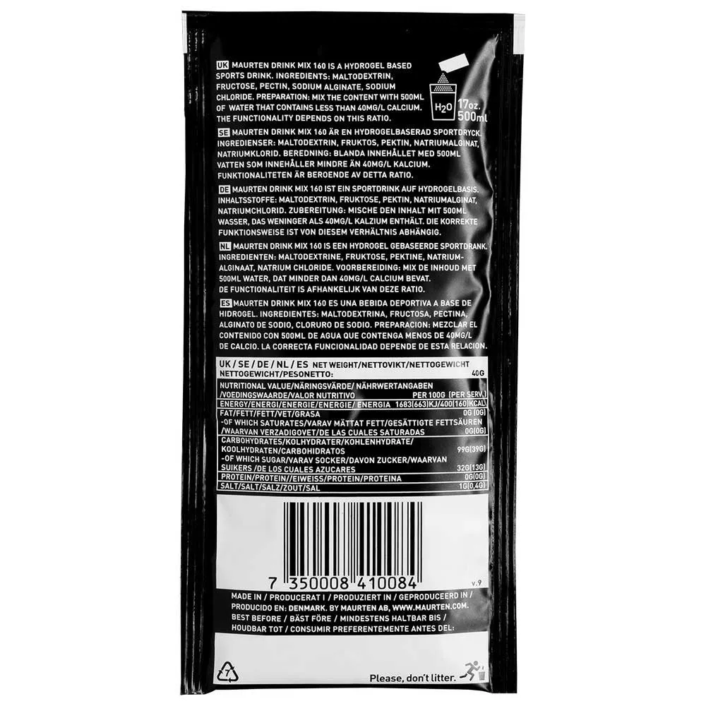 Maurten Drink Mix 160 40g Neutral Flavour [EXP - 2025 Mar]