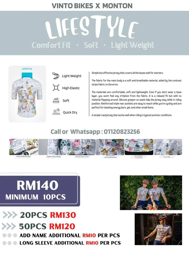 Vinto Bikes X Monton Custom Made Cycling Jersey