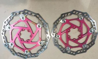 BRAKCO FULL FLOATING ROTOR 160+180MM PAIR - USED MILEAGE AROUND 120KM TOTAL