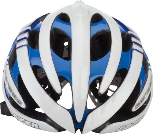 LAZER Genesis Pro Series Road MTB Cycling Helmet Belgium Size M L 55-61Cm White Blue Top Bicycle Ca
