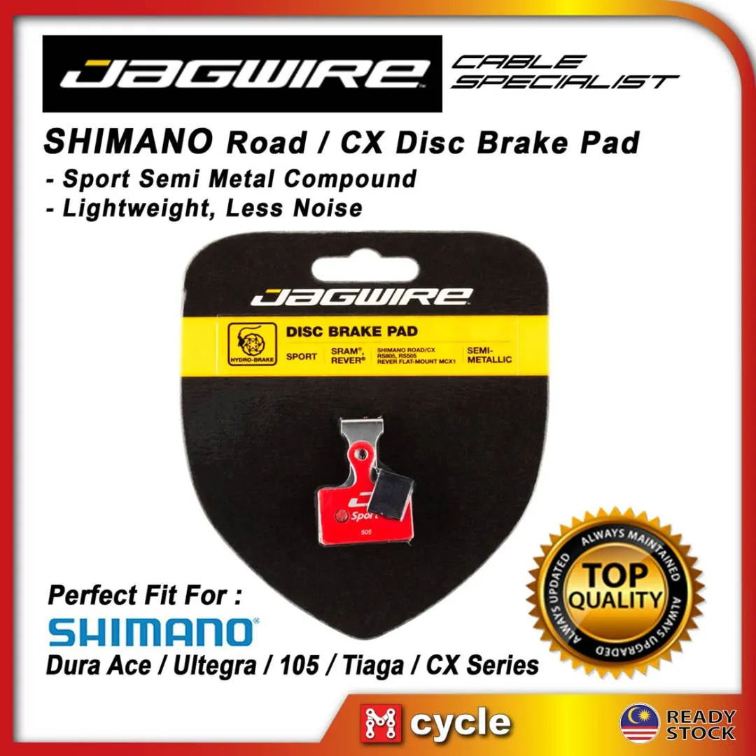 Jagwire DCA004 Road Disc Brake Pad for Shimano Dura Ace 9120 9170 Ultegra 8020 8070 105 7020 Road