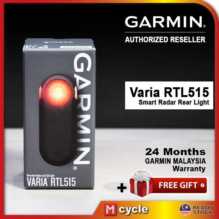 Garmin Varia RTL 515 Radar Smart Bicycle Rear Light Lampu Basikal Road Bike MTB Blinker Sensor Smart