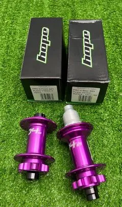 HOPE PRO4 HOPE PRO 4 HUBSET GENUINE PARTS GUARANTEED SHIMANO MICROSPLIN E BOOST 110/148 PURPLE