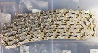 SUMC 11 SPEED CHAIN USED FOR LESS THAN 70KM WITHIN 5 WEEKS USED CHAIN SEMI HOLLOW TYPE