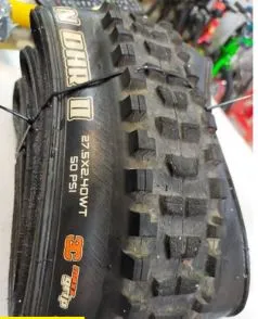 MAXXIS MINION DHR II EXO TUBLESS READY DH CASING 3C MAX GRIP USED LESS THAN 150KM