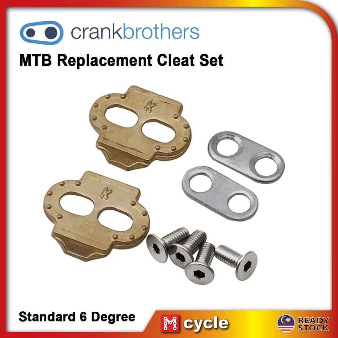 CRANKBROTHER EGG BEATER, CANDY MTB COPPER CLEAT SET (FREE POS)