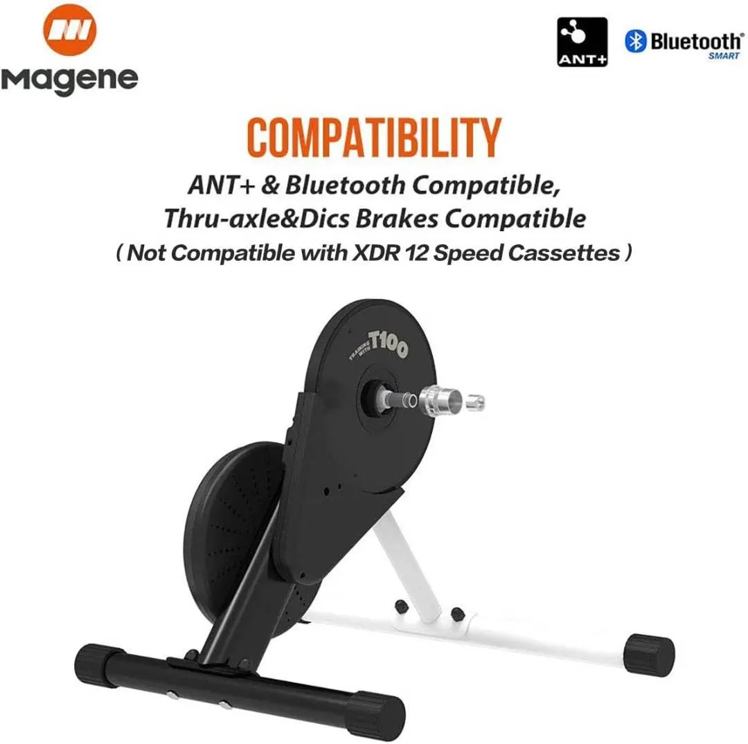 Magene Bike Resistance Turbo Trainer T100  Indoor Riding - Stationary Bicycle Stand - Portable Desig
