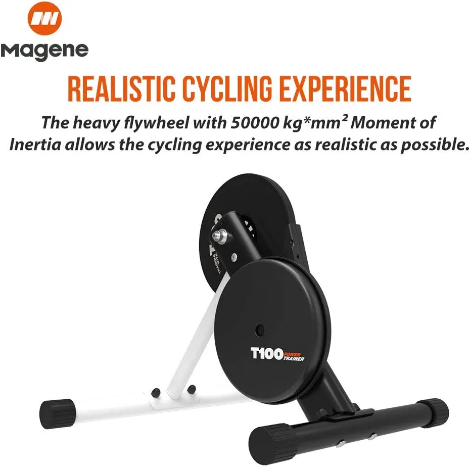 Magene Bike Resistance Turbo Trainer T100  Indoor Riding - Stationary Bicycle Stand - Portable Desig