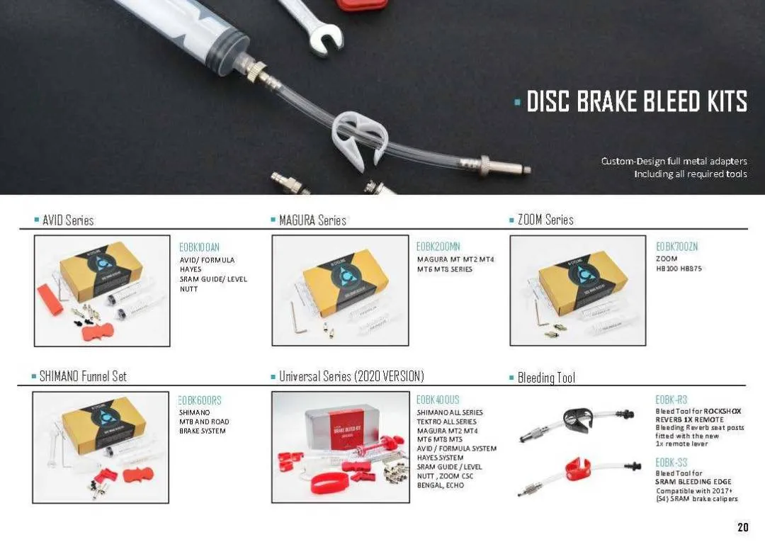 Alpha Cycling Bike Hydraulic Disc Brake Oil Bleed Kit Tool for ZOOM HB100 HB875
