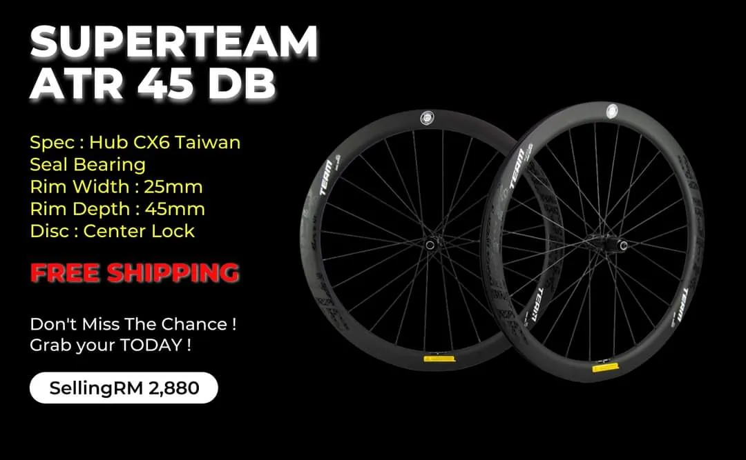 SUPERTEAM carbon wheelset!