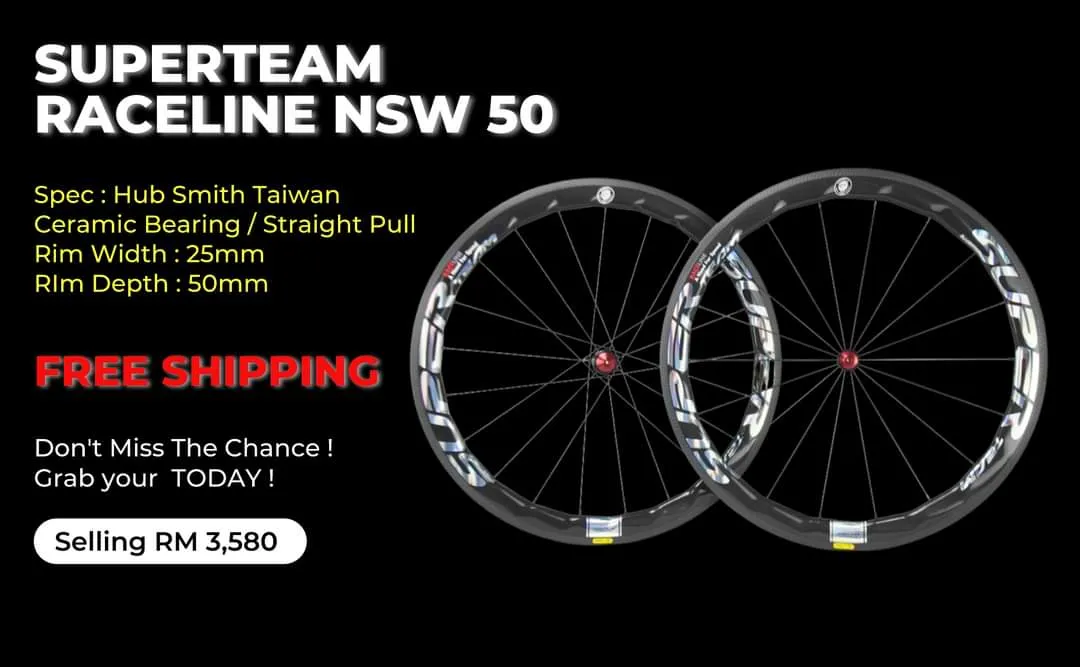 SUPERTEAM carbon wheelset!